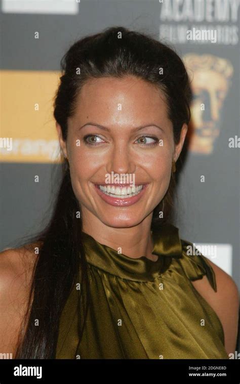 Angelina Jolie Photographed Attending The Bafta Awards Held At The