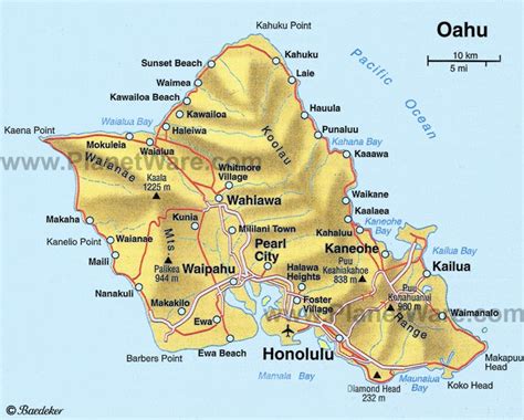 Zip Code Map Oahu Hawaii United States Map