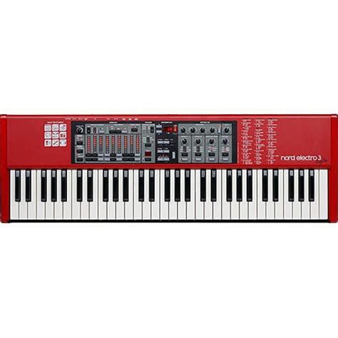 Nord Electro 3 - 61-Key Organ, Piano, and Mellotr NE361 B&H