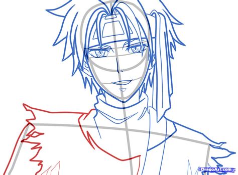 How To Draw An Anime Character Usui Tumaki Step By Step