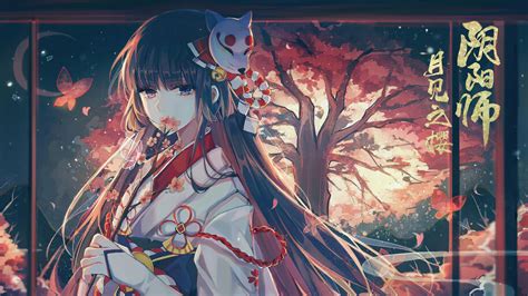 Anime Girl Kimono Mask 4k 42420 Wallpaper Pc Desktop