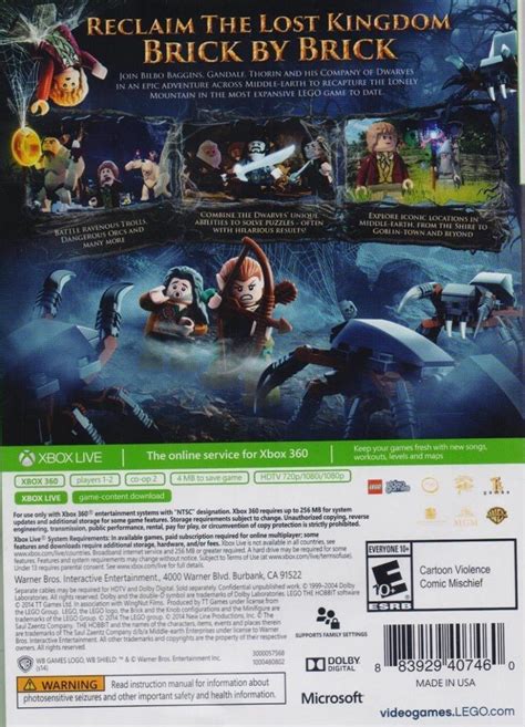 El hobbit para xbox 360. Hobbit Lego Xbox 360 Juego Nuevo En Karzov - $ 599.00 en ...