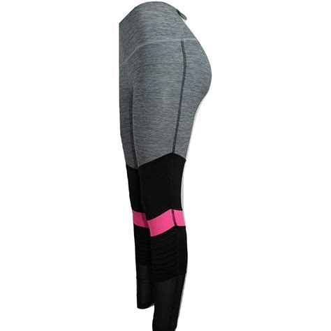 victoria s secret victoria s secret pink ultimate high waist mesh legging color marl gray size