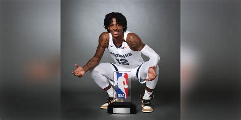 Memphis Grizzlies Ja Morant Named 2020 Nba Rookie Of The Year