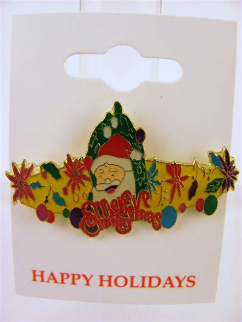 Santa Claus Merry Christmas Xmas Pin