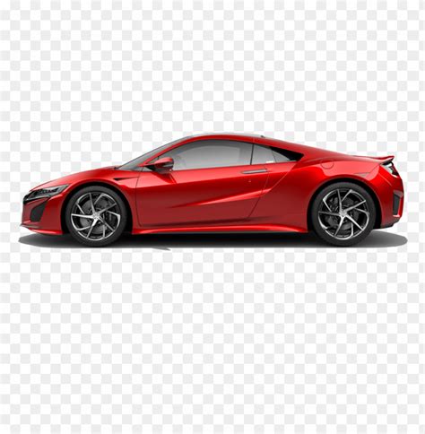Free Download Hd Png Side Facing Honda Nsx In Valencia Red Pearl Car