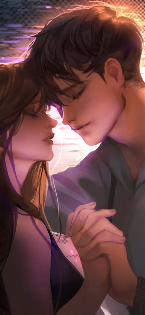 1242x2688 Resolution Anime Romantic Couple 2019 Iphone Xs Max Wallpaper