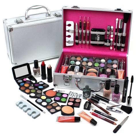 60 Piece Makeup Vanity Case Cosmetic Set Make Up Beauty