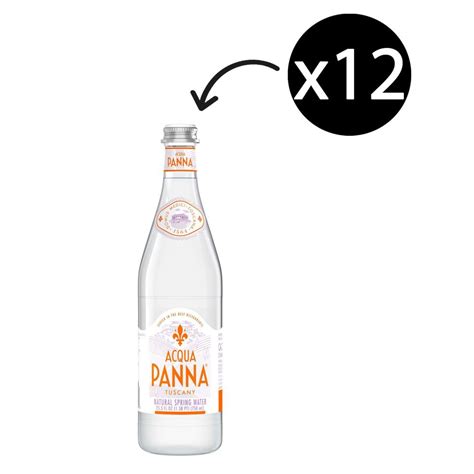 Acqua Panna Still Mineral Water Glass Bottle Ml Winc