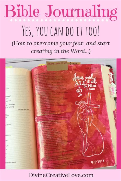 5 Ways To Start Bible Journaling Yes You Can Do It Too Divine
