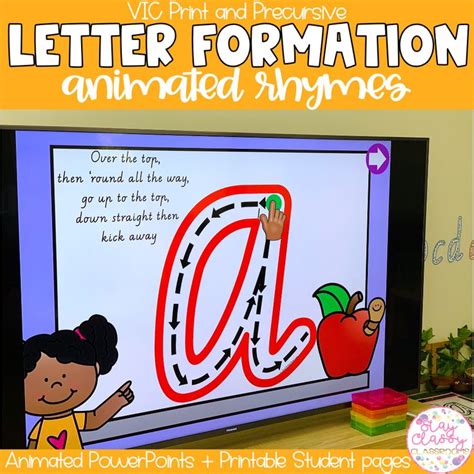 An Animated Letter Formation For Students To Use