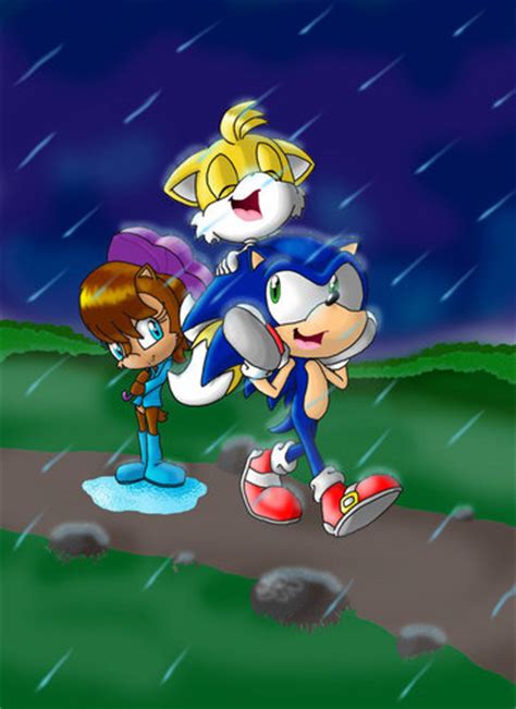 Free Spirited Sonic And Tails Fighting For Freedom Fan Art