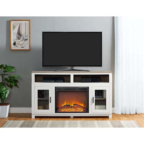 4.6 out of 5 stars. Electric Fireplace TV Stand in White - 1774296COM