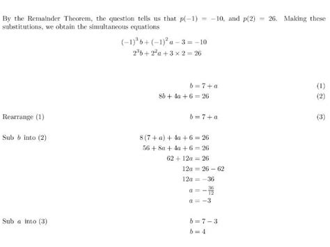 The Remainder And Factor Theorems Worksheet Answers Pdf - factor