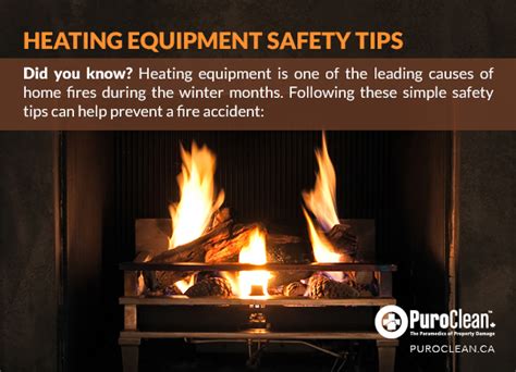 Heating Equipment Safety Tips Puroclean Canada Hq