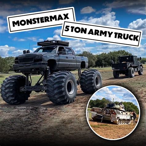 Monstermax Vs 5 Ton Army Truck Monstermax Vs 5 Ton Army Truck