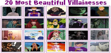 My Top 20 Most Beautiful Villainesses Meme By Gxfan537 On Deviantart