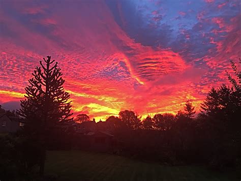 This Mornings Sunrise Over Craigatin House Pitlochry Was Amazing