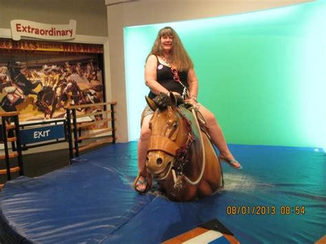 The Interactive Bucking Bronco Ride Picture Of National Cowgirl Museum And Hall Of Fame Fort