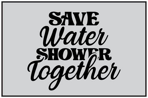Save Water Shower Together Graphic By Jennifer Art · Creative Fabrica