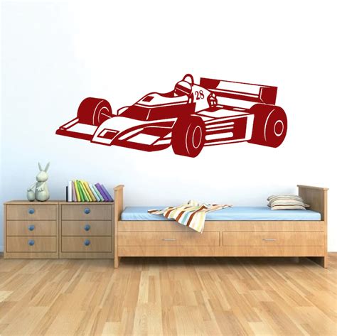 He had developed a better way to produce a more durable helmet decal and convinced his wife susan to let him run with it. Race Car Wall Decal _ Kids Sports Car Stickers _ Trendy ...