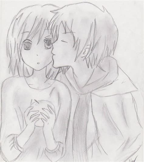 Cute Anime Couple By Zeldaskywordsword On Deviantart