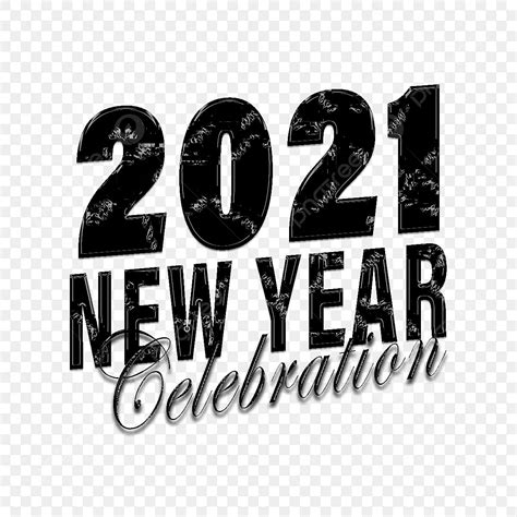 Happy New Year Text Hd Transparent Happy New Year Black Text Happy