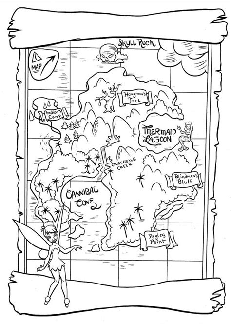Jake Neverland Trasure Map Disney S Jake And The Neverland Pirates