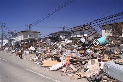 Filedamage Of Tsunami In Tagajo Wikimedia Commons