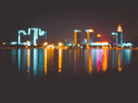 Bokeh Blur City In Night Wallpaper Hd City 4k Wallpapers Images