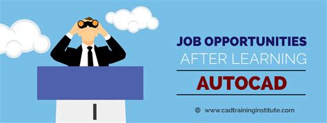 Job Opportunities after AutoCAD Course from CAD Training Institute