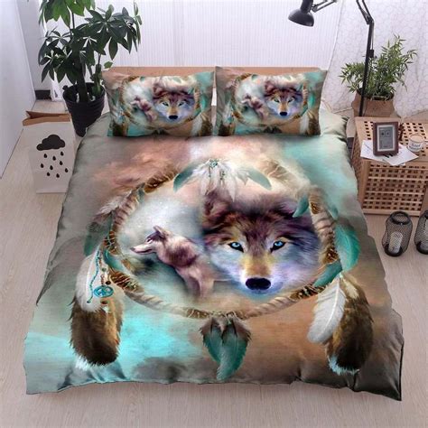 Wolf Twin Queen King Cotton Bed Sheets Spread Comforter Duvet Cover Bedding Sets 5uoj9422qd