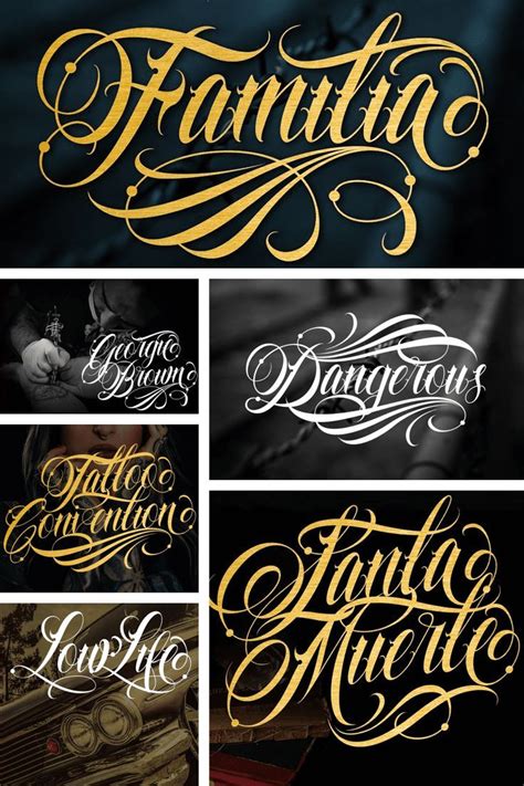 39 Script Tattoo Fonts 2024 Masterbundles Tattoo Lettering Fonts