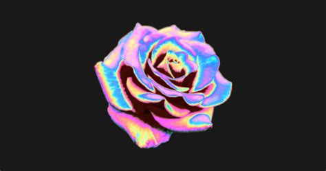 Rose Vaporwave Flower T Shirt Teepublic