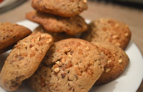 Cookies à la crème de marrons et au pralin Recette gourmande