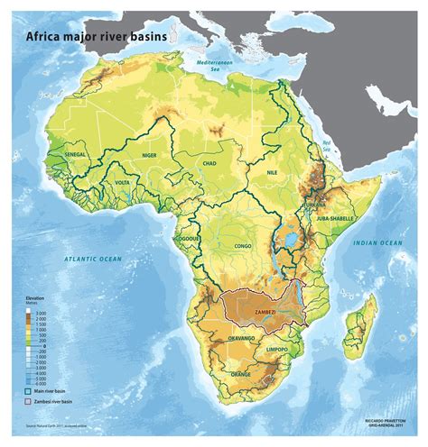Africa Major River Basins There Are 63 Transboundary River Flickr
