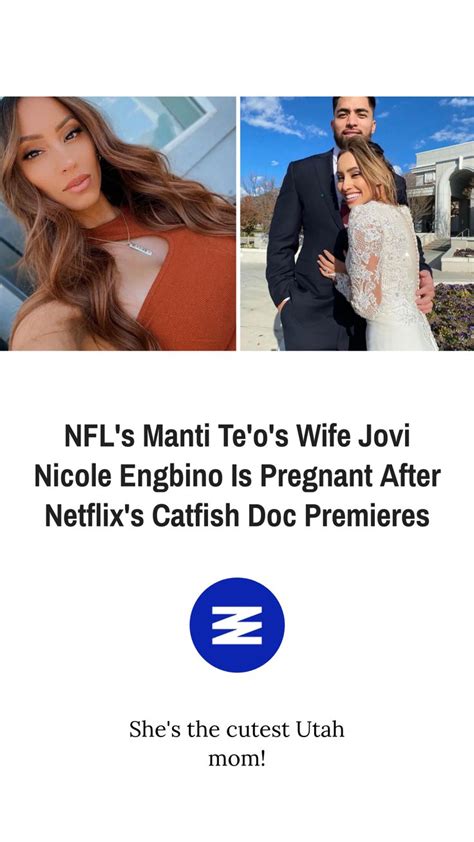 NFL S Manti Te O S Wife Jovi Nicole Engbino Is Pregnant After Netflix S