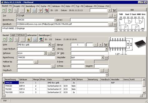 Die lagerverwaltungssoftware easy wms von mecalux bildet den kompletten umfang der arbeiten in und um ein warenlager herum ab. EleLa - Elektronik Lagerverwaltung - Mikrocontroller.net