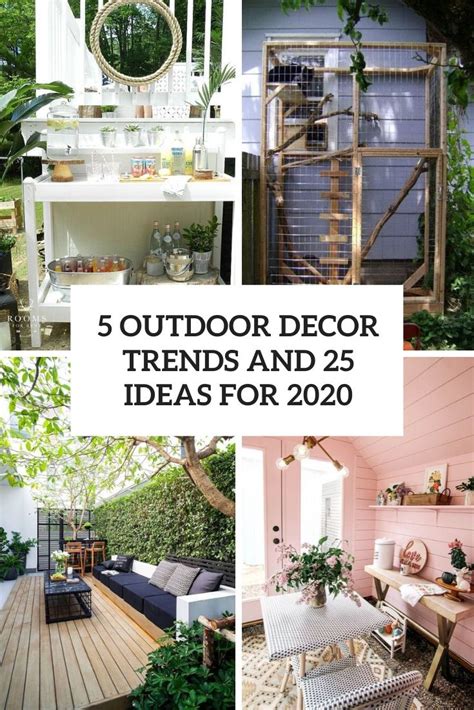5 Outdoor Décor Trends And 25 Ideas For 2020 - DigsDigs