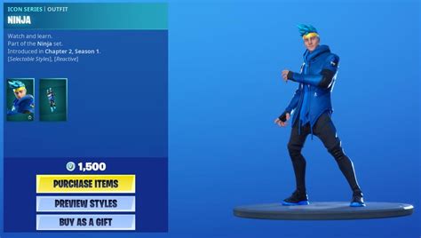 Natürlich Plateau Durchgehen Fortnite Skin Ninja Grab Erfolgreich Vieh