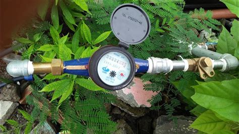 How Installing Water Meter From Water Main Supply Youtube