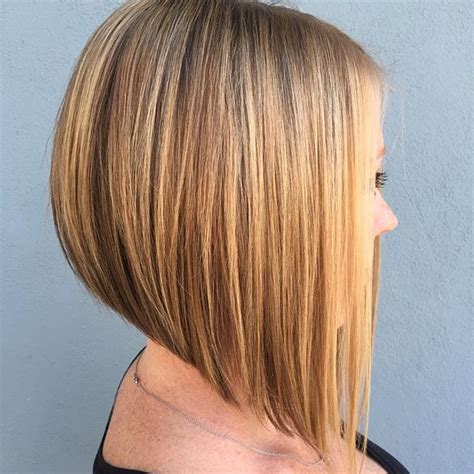 There are many styling options for the a line haircut, and highlights and ombre finishes is one of the prettiest. 22 Chic A-line Bob Hairstyles - Hairstyles Weekly