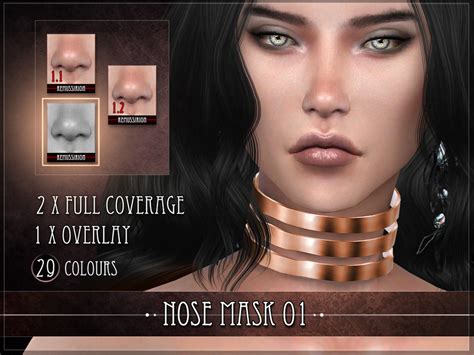 The Sims Resource Nose Mask 01 Overlay Version