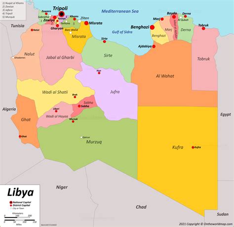 Libya Map Detailed Maps Of State Of Libya