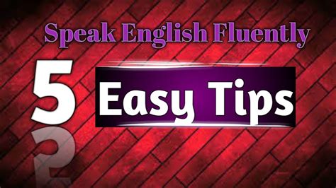 Secrets Of Speaking Fluent Englishtricks To Gain Confidenceeasy Trick