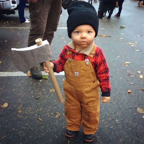 Little Lumberjack Easy Toddler Halloween Costume Babies