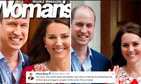 Kate Middleton And William Heavily Photoshopped On A Nz Magazine Cover