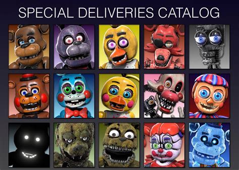 So early I found a post about someone making a roaster of the FNAF AR characters, so I did my ...
