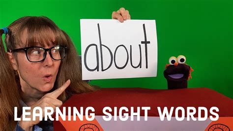 Sight Word About Recognize The Word About Learn To Spell The Sight Word About Sight Word