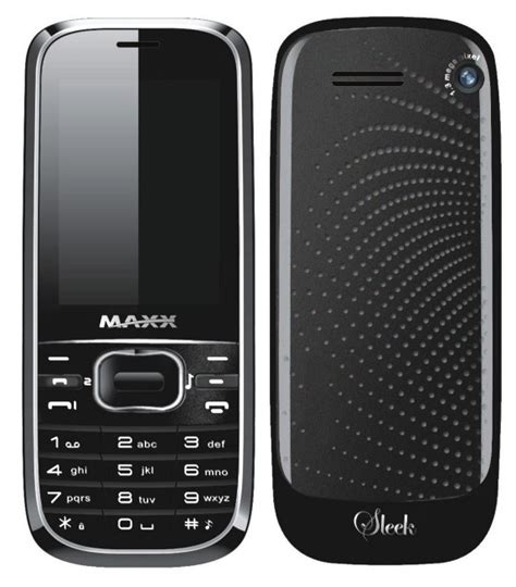 Maxx Mobiles Launches Stylish Dual Sim Phone Maxx Sleek Mx464